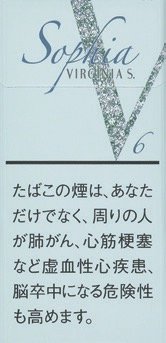 弗吉尼亚（VIRGINIA）S系列 Sophia 6 硬盒款 | 20 支 / 盒 | 焦油 6mg / 尼古丁 0.5mg/2299