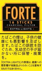 福尔特（FORTE）EXTRA LIGHTS 超淡味硬盒款（活性炭滤嘴） | 16支/盒/2114