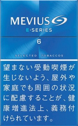 梅比乌斯 E系列 6mg 硬盒款 | 20 支 / 盒 | 焦油 6mg / 尼古丁 0.5mg/1507